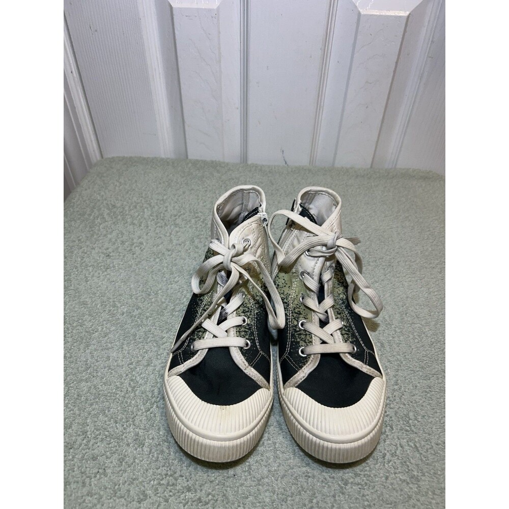 Dream Pairs High Top Sneakers Women’s Size 5 Black Ivory Zip Shoes